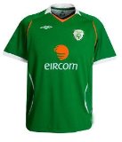 Umbro Republic of Ireland Home Short Sleeve Jersey Home 08- Small