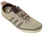 Vespa S Grey/White Leather Trainers
