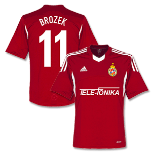 Adidas Wisla Krakow Home Brozek Shirt 2013 2014 (Fan