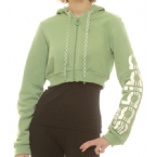 Adidas Womens Fuse Short Hoody Light Jade/White