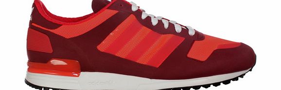 Adidas ZX 700 Cardinal Red Material/Suede Trainers