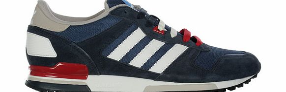 Adidas ZX 700 Navy/White Mesh Trainers