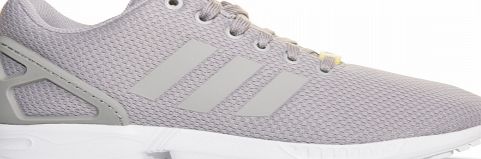 Adidas ZX Flux Grey/White woven trainers