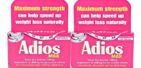 Max Herbal Slimming Tablets Twin Pack