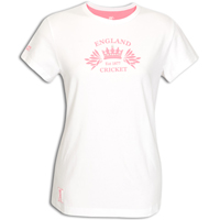 ECB Official England Cricket Diamante T-Shirt -