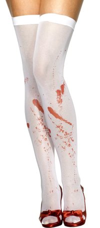 White Stockings with Blood Stains