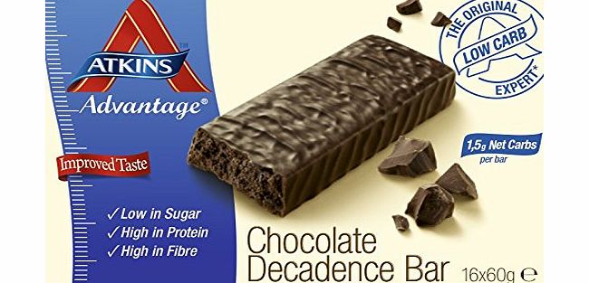 Advantage Atkins Advantage Chocolate Decadence Bars Pack of 16