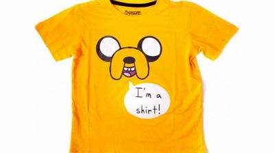 Adventure Time Im A Shirt Kids Orange T-Shirt