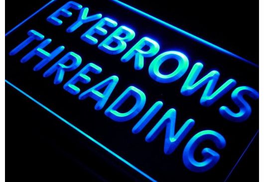 ADV PRO j665-b Eyebrows Threading Beauty Salon Neon Light Sign