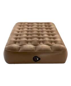 aerobed Active Single Airbed with Dual Power Pump