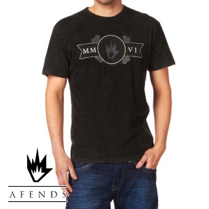 T-Shirts - Afends Giants T-Shirt - Black