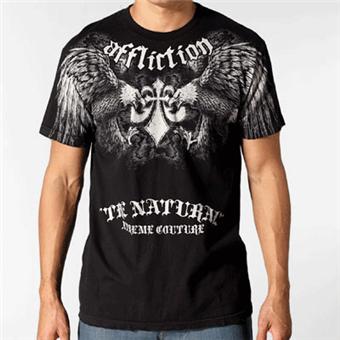 Affliction Black Screaming Eagle Tee #A409