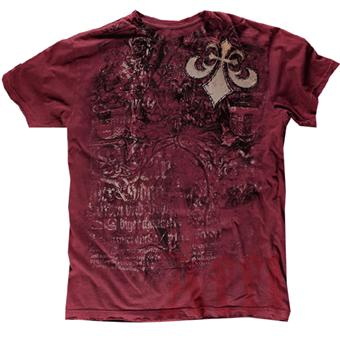 Affliction Mens Cracked Tee A835