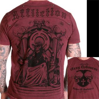 Affliction Mens Ozzy Throne Tee #A411