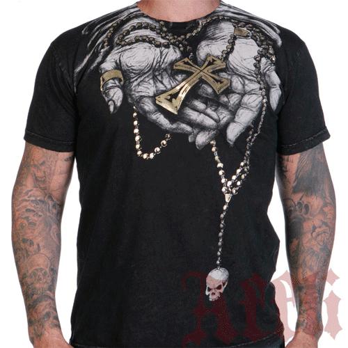 Affliction Ozzy Rosary Tee #A573