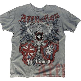 Affliction Ricky Hatton Tee Silver A724