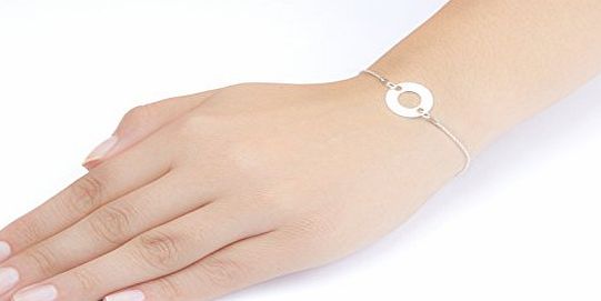 Ah! Jewellery HOT Celebrity Layered Style Open Circle Bracelet. Sterling Silver. Simple amp; Stunning! Stamped 925. 10 Year Guarantee.