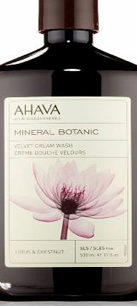 AHAVA Botanic Cream Wash Lotus Flower and Chestnut 500 ml