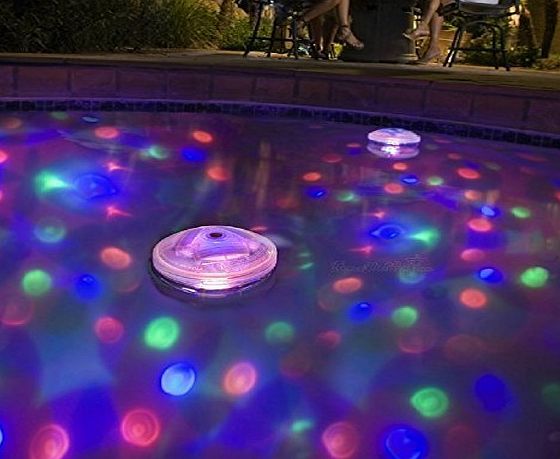 Ailiebhaus Pond Light LED Swiming Pool Waterproof Lights with 5 Different Light Color Party Hot Hub Disco Ball Light