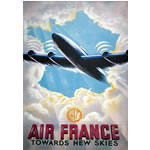 Air France 1950 Canvas Art