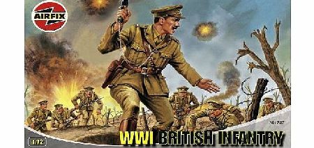 A01727 WWI British Infantry 1:72 Scale Series 1 Plastic Figures