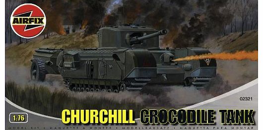 A02321 Churchill Crocodile Tank 1:76 Scale Series 2 Plastic Model Kit