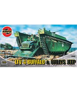 Buffalo Amphibian & Jeep Military Vehicle