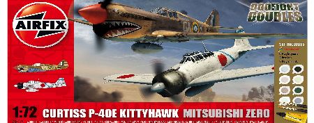 Airfix Dogfight Double P40 and Zero