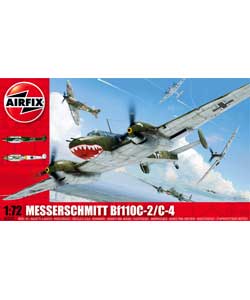 Airfix Messerschmitt Bf110C/D Military Aircraft
