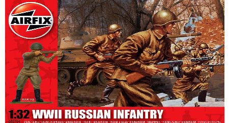 Russian Infantry Model Figures Set