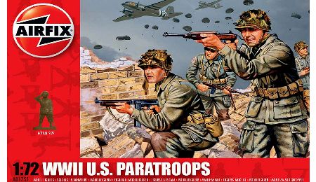 WWII US Paratroops Model Figures Set