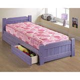 75cm Junior 2 Drawer Single Bed in