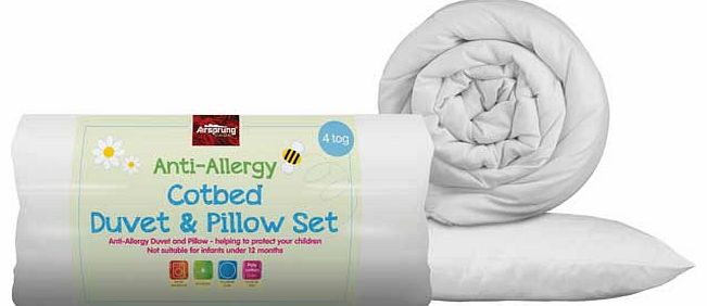 Airsprung Anti-bacterial 4 Tog Cot Bed Duvet Set
