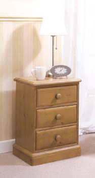 Airsprung Beds Airsprung Canterbury 3 Drawer Bedside Chest