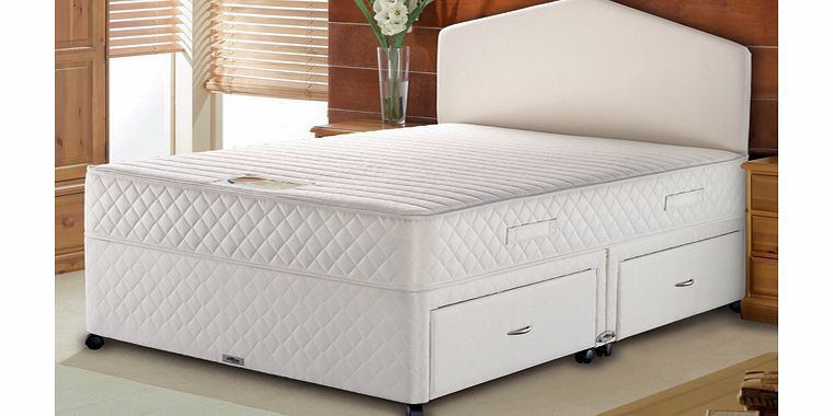 Airsprung Beds Memory Master Echo Divan Bed Double 135cm
