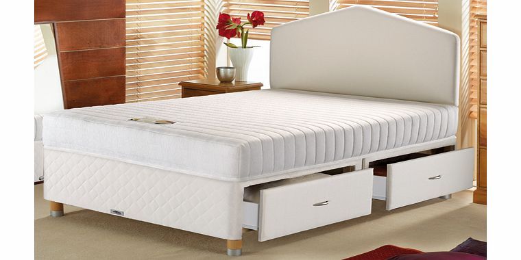 Airsprung Beds Memory Master Shadow Divan Bed Double 135cm