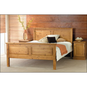 Beds- The Montana- 4ft 6 Double Wooden Bedstead