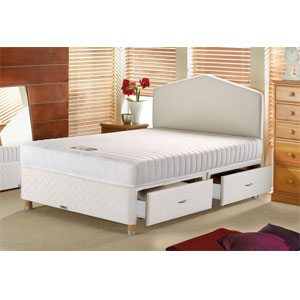 Airsprung Beds- The Shadow- 4ft 6 Divan Bed
