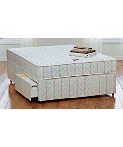 airsprung Double Divan/Ortho Memory Mattress - 2 Drawers