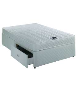 AIRSPRUNG Dylan Trizone Small Double Divan - 4 Drawer