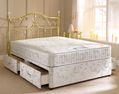 AIRSPRUNG lauren latex divan with optional storage headboard and beside