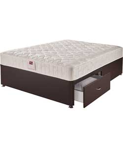 Airsprung Maine Leather Effect Kingsize Divan