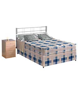 AIRSPRUNG Rimini Deep Quilt Kingsize Divan - Non Storage