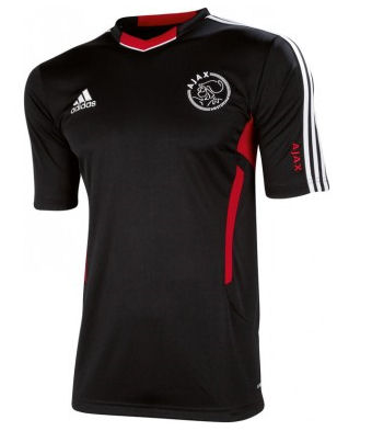 Ajax Nike 2011-12 Ajax Adidas Training Jersey (Black)
