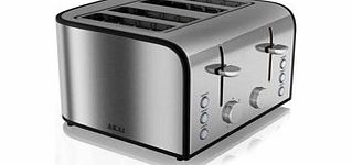 Akai A20002 4 Slice S/Steel Toaster