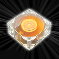 Akasa Ultra Quiet 6cm Fan Amber Series AK-186-L2B