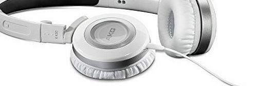 AKG K430 MKII Comfortable On-Ear Headphones with Intergrated Volume Control - White