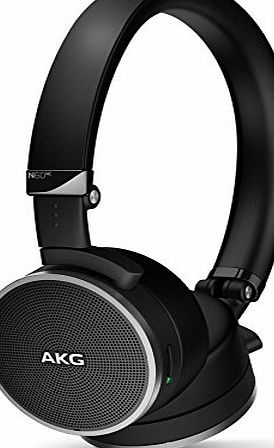 AKG N60NC Foldable Active Noise Cancelling On-Ear Headphones with Carry Case - Black