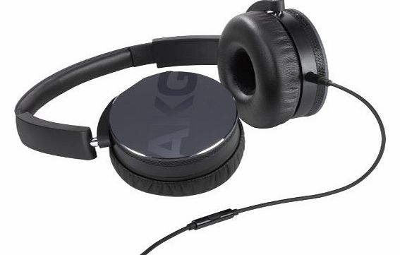 AKG Y50 Foldable On Ear Design Headphone with Remote/Microphone - Black