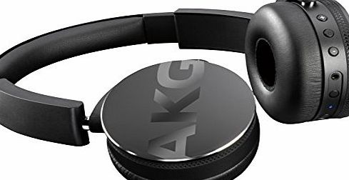 AKG Y50BT Portable Foldable On-Ear Rechargeable Bluetooth Headphones - Black